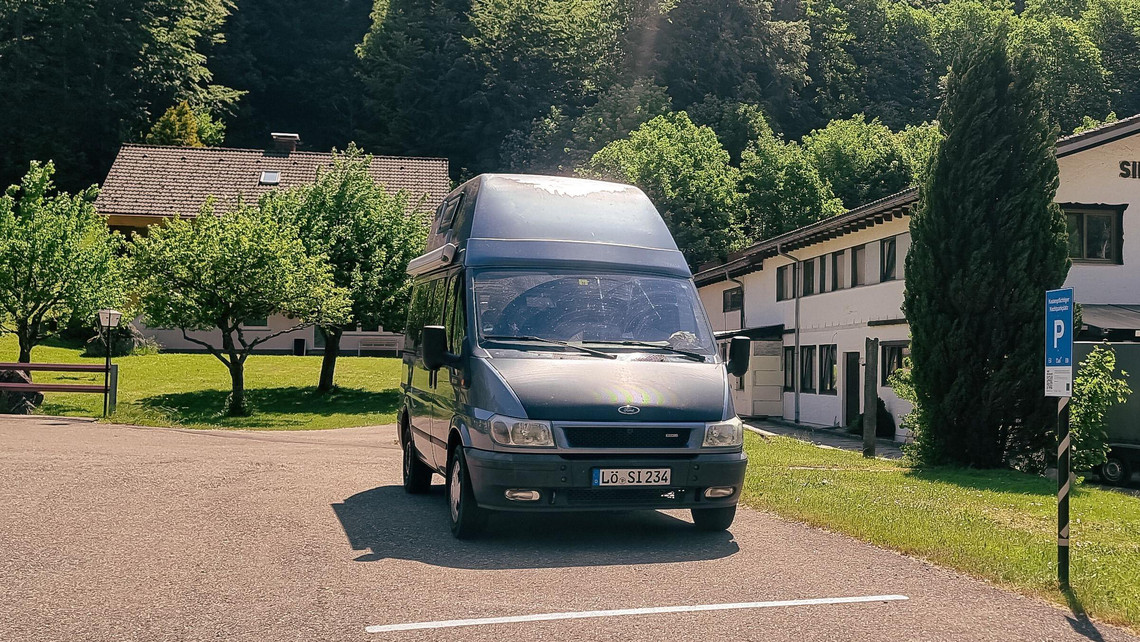 Vom Parkplatz zum Campingplatz